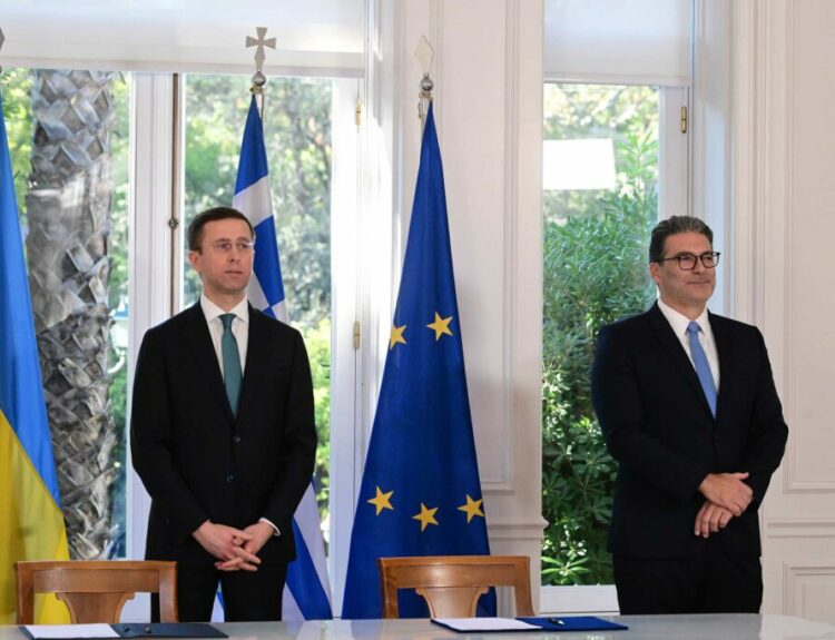 Η υπογραφή της Δήλωσης Προθέσεων μεταξύ της ΔΕΠΑ Εμπορίας και της Naftogaz για την προμήθεια αμερικανικού LNG στην Ουκρανία © eurokinissi