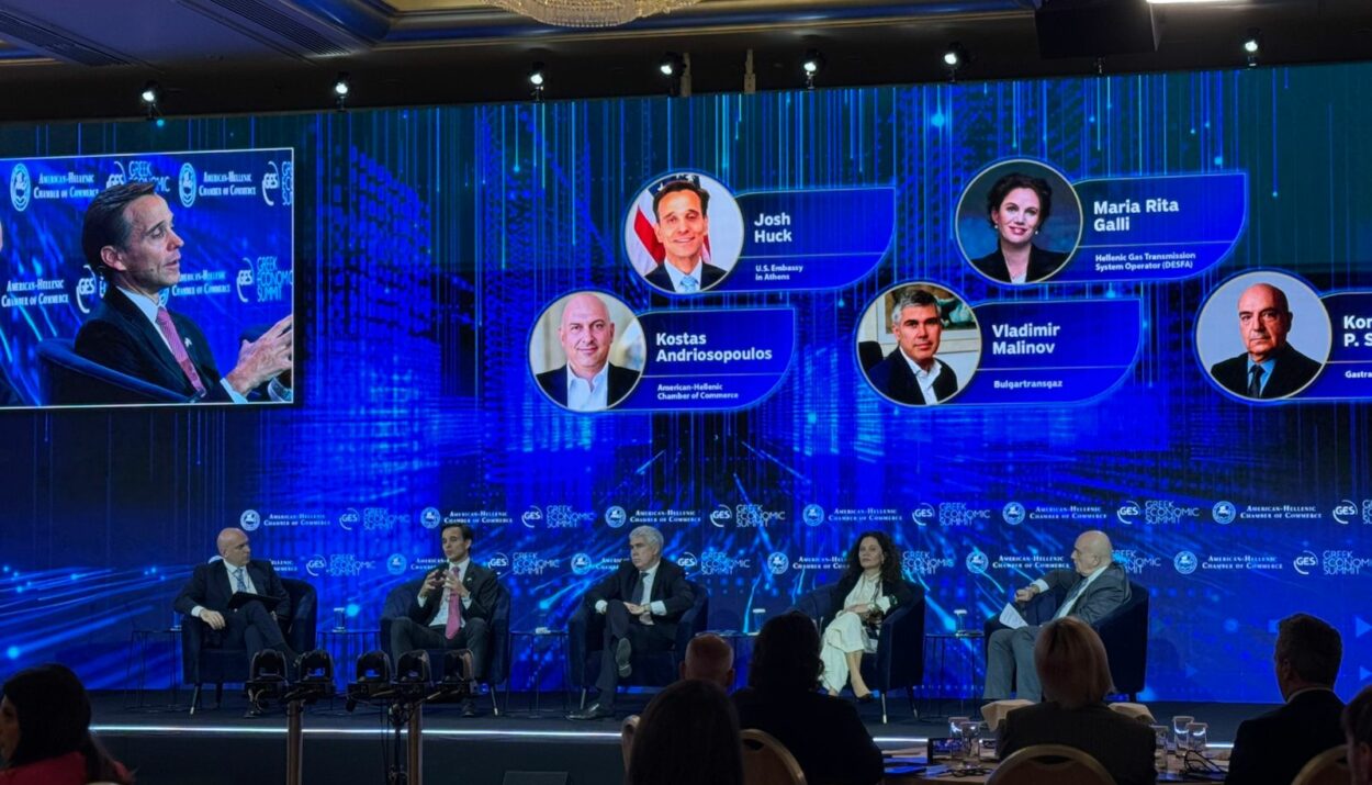 Στιγμιότυπο από τη συζήτηση του Greek Economic Summit © energygame.gr