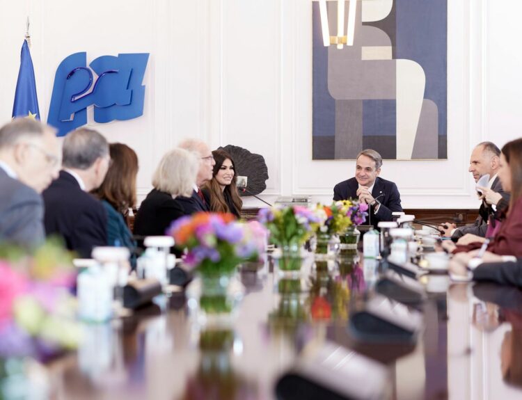 Συνάντηση του Πρωθυπουργού Κυριάκου Μητσοτάκη με αντιπροσωπεία του Κογκρέσου των ΗΠΑ © ΔΤ