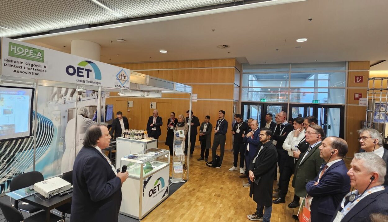 Τα δύο εμβληματικά Ευρωπαϊκά έργα Flex2Energy & COPE-Nano Center of Excellence παρουσιάζουν την ηγετική θέση της Ευρώπης στην Πράσινη Βιομηχανία στα πλαίσια του LOPEC 2026