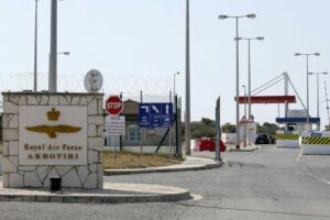 Η βρετανική στρατιωτική βάση της RAF στην Κύπρο © EPA/KATIA CHRISTODOULOU
