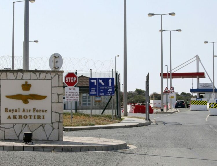 Η βρετανική στρατιωτική βάση της RAF στην Κύπρο © EPA/KATIA CHRISTODOULOU