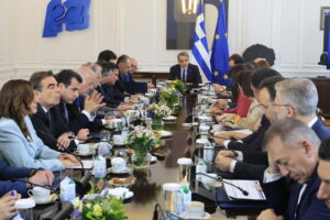 Συνεδρίαση του Υπουργικου Συμβουλίου υπό τον Πρωθυπουργό Κυριάκο Μητσοτάκη, © ΓΙΩΡΓΟΣ ΚΟΝΤΑΡΙΝΗΣ/EUROKINISSI