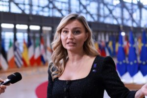 η Αντιπρόεδρος της Κυβέρνησης της Σουηδίας. Ebba Busch