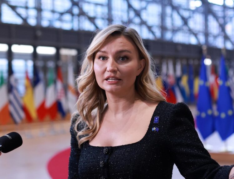 η Αντιπρόεδρος της Κυβέρνησης της Σουηδίας. Ebba Busch
