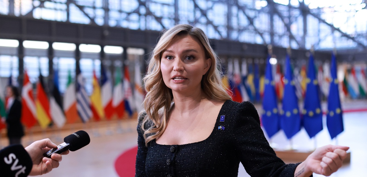 η Αντιπρόεδρος της Κυβέρνησης της Σουηδίας. Ebba Busch