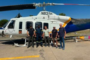 Ρόδος: Στη μάχη των πυρκαγιών και το Bell 214ST