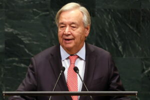 Ο Γενικός Γραμματέας του ΟΗΕ Αντόνιο Γκουτέρες © EPA/SALVATORE DI NOLFI