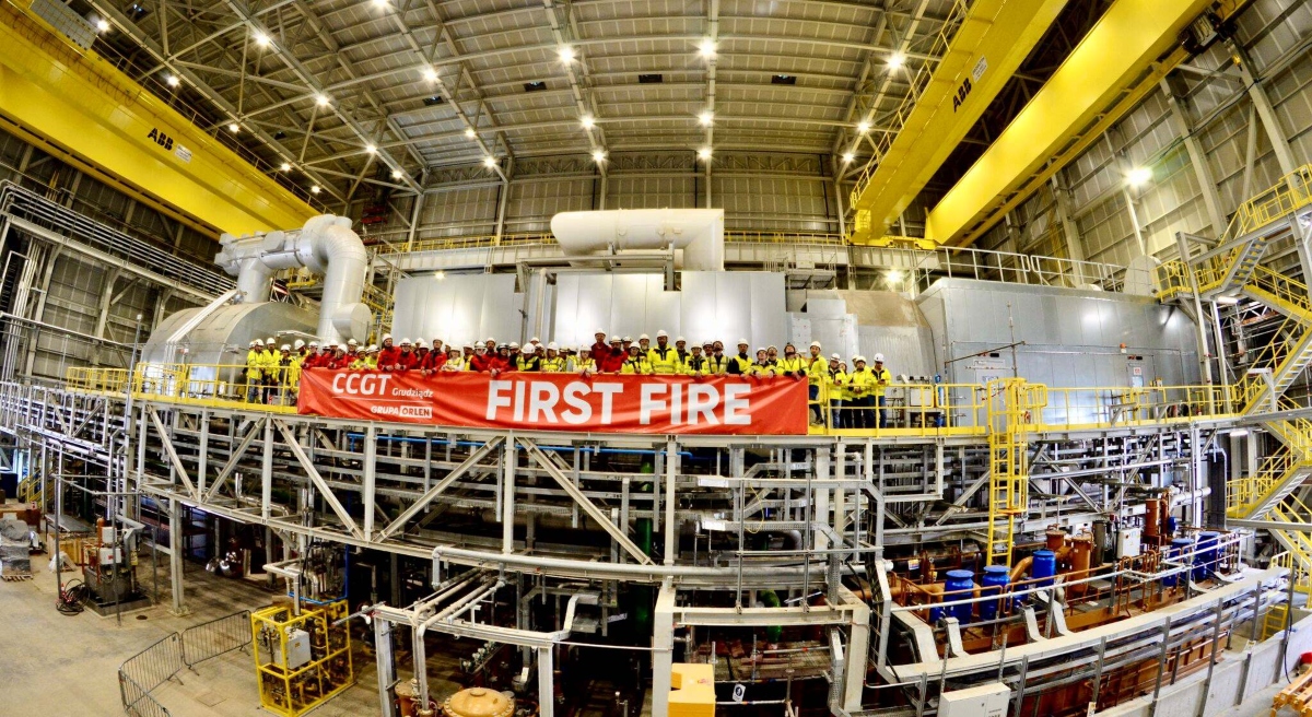 Grudziadz CCGT First Fire_1 (1)