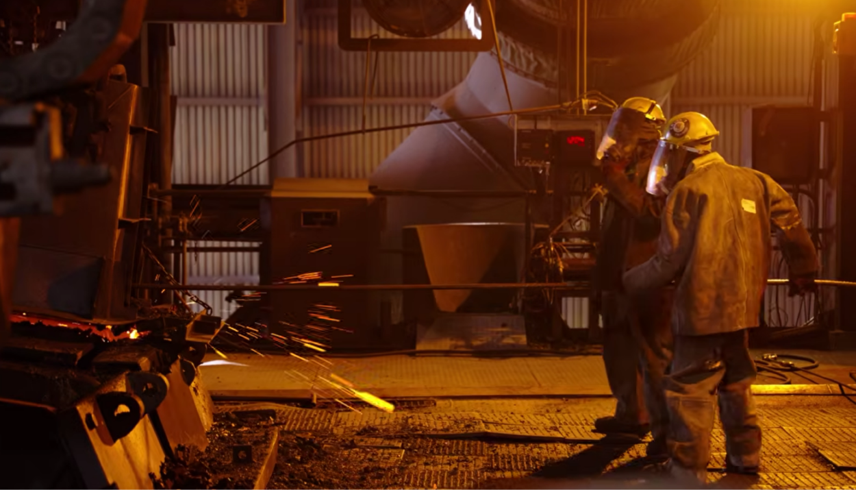 Copper Factory © Youtube/How Copper Is Made — From Rock to 99.9% Pure Metal