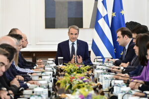 Συνεδρίαση του Υπουργικού Συμβουλίου υπό τον πρωθυπουργό Κυριάκο Μητσοτάκη στο Μέγαρο Μαξίμου Τετάρτη 30 Σεπτεμβρίου 2026.© MΙΧΑΛΗΣ ΚΑΡΑΓΙΑΝΝΗΣ/EUROKINISSI