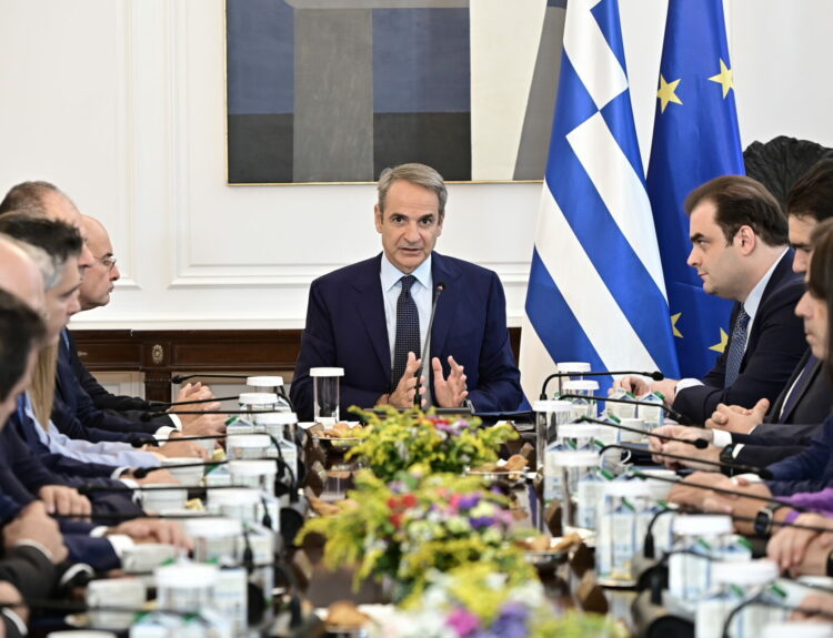 Συνεδρίαση του Υπουργικού Συμβουλίου υπό τον πρωθυπουργό Κυριάκο Μητσοτάκη στο Μέγαρο Μαξίμου Τετάρτη 30 Σεπτεμβρίου 2026.© MΙΧΑΛΗΣ ΚΑΡΑΓΙΑΝΝΗΣ/EUROKINISSI