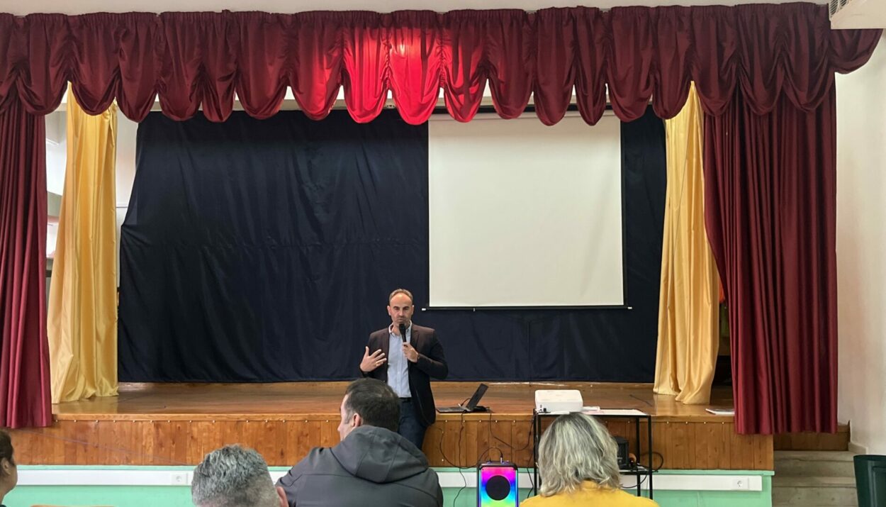Ο πρόεδρος της Eduact, Κώστας Βασιλείου © Ελληνικός Χρυσός