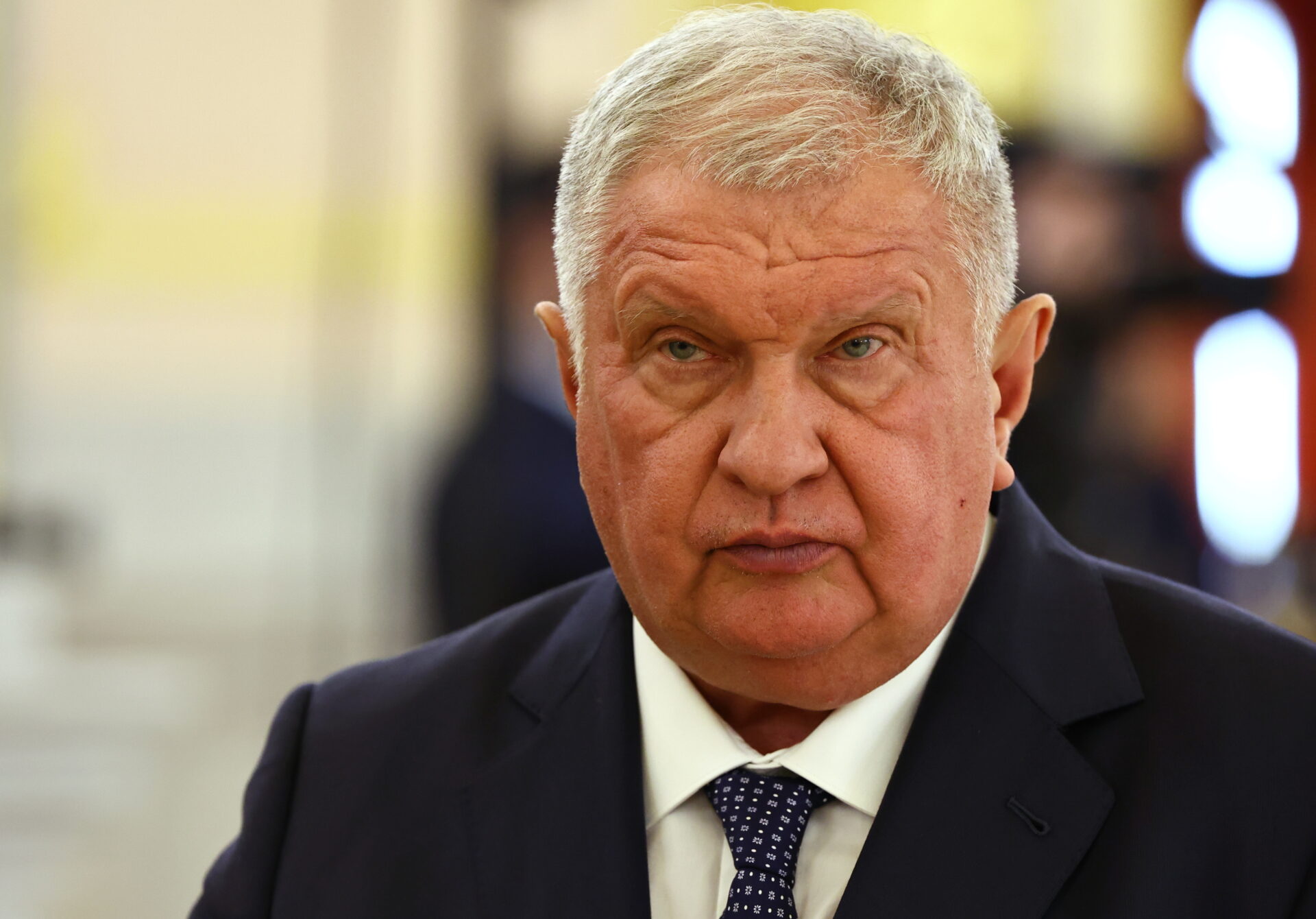 Ο Igor Sechin, διευθύνων σύμβουλος της Rosneft © EPA/ALEXANDER NEMENOV / POOL