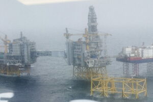 Σημείο εξόρυξης Johan Sverdrup στη Νορβηγία © EPA/Carina Johansen NORWAY OUT
