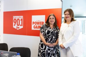 Η υπουργός Ενέργειας, Μεταλλείων και Ορυκτών Πόρων της χώρας, Σάνια Μποζίνοφσκα και η διευθύντρια σύνταξης του energygame.gr, Λαλέλα Χρυσανθοπούλου © powergame.gr