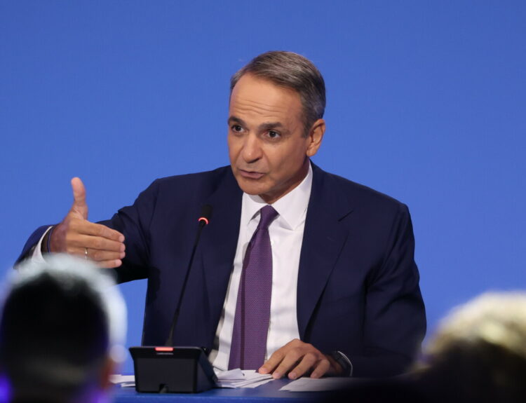 Συνέντευξη Τύπου Κυριάκου Μητσοτάκη στην 90ή ΔΕΘ, ©ΒΑΣΙΛΗΣ ΒΕΡΒΕΡΙΔΗΣ / ΜΟΤΙΟΝ ΤΕΑΜ
