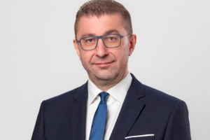 Prime Minister of North Macedonia is Hristijan Mickoski © ΑΠΕ
