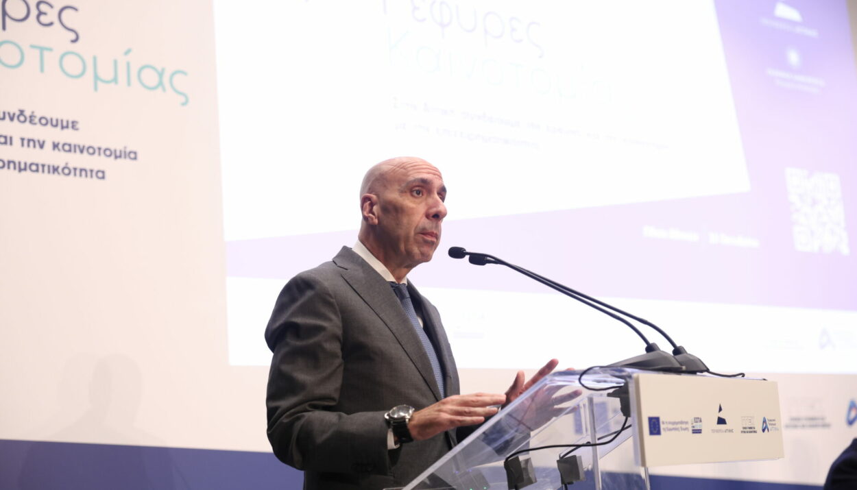 Ο Πρόεδρος του Εμπορικού και Βιομηχανικού Επιμελητηρίου Αθηνών (ΕΒΕΑ) Γιάννης Μπρατάκος © ΑΠΕ
