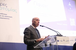 Ο Πρόεδρος του Εμπορικού και Βιομηχανικού Επιμελητηρίου Αθηνών (ΕΒΕΑ) Γιάννης Μπρατάκος © ΑΠΕ
