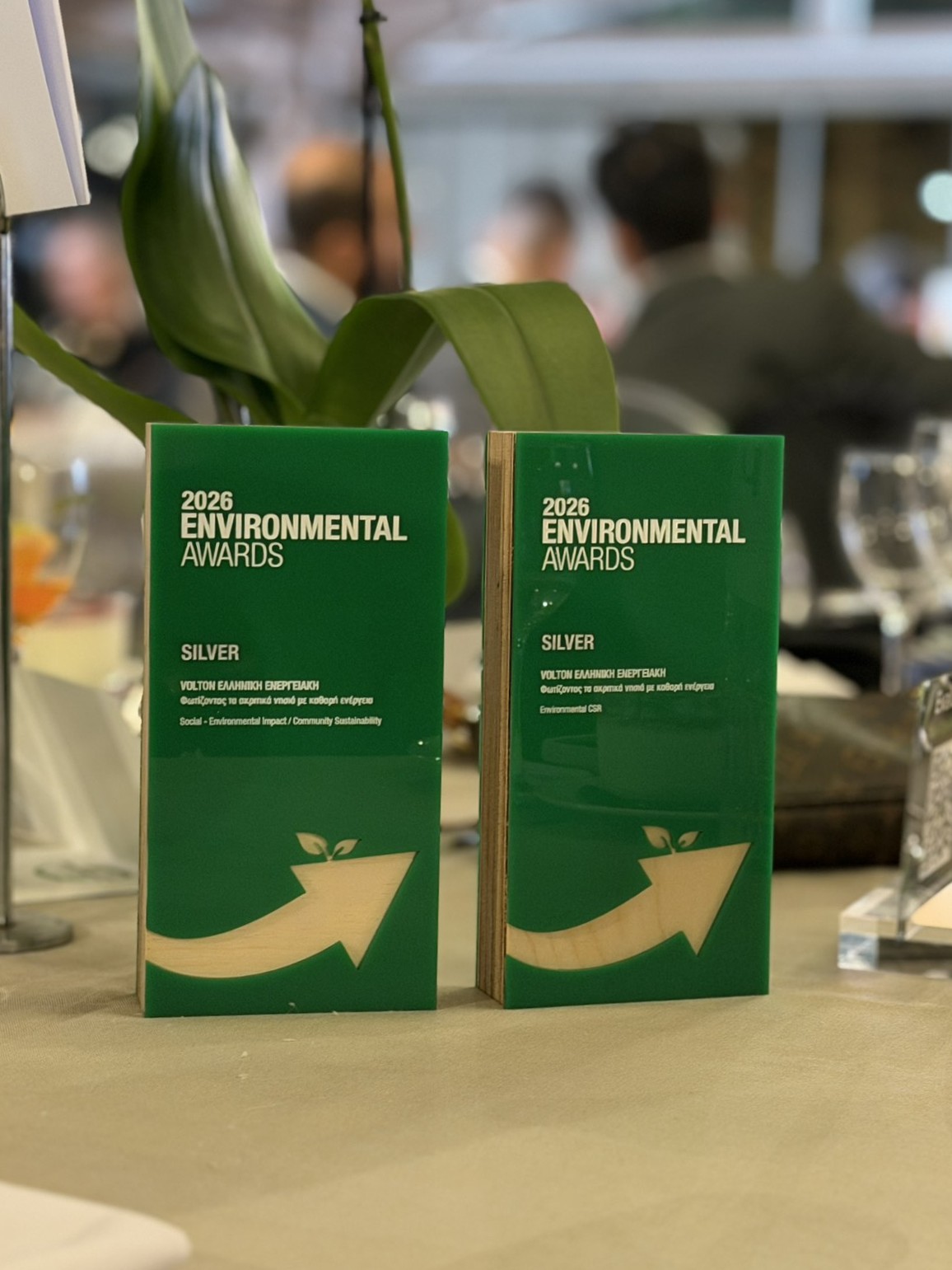 Η Volton διακρίθηκε στα Environmental Awards 2026 © Volton